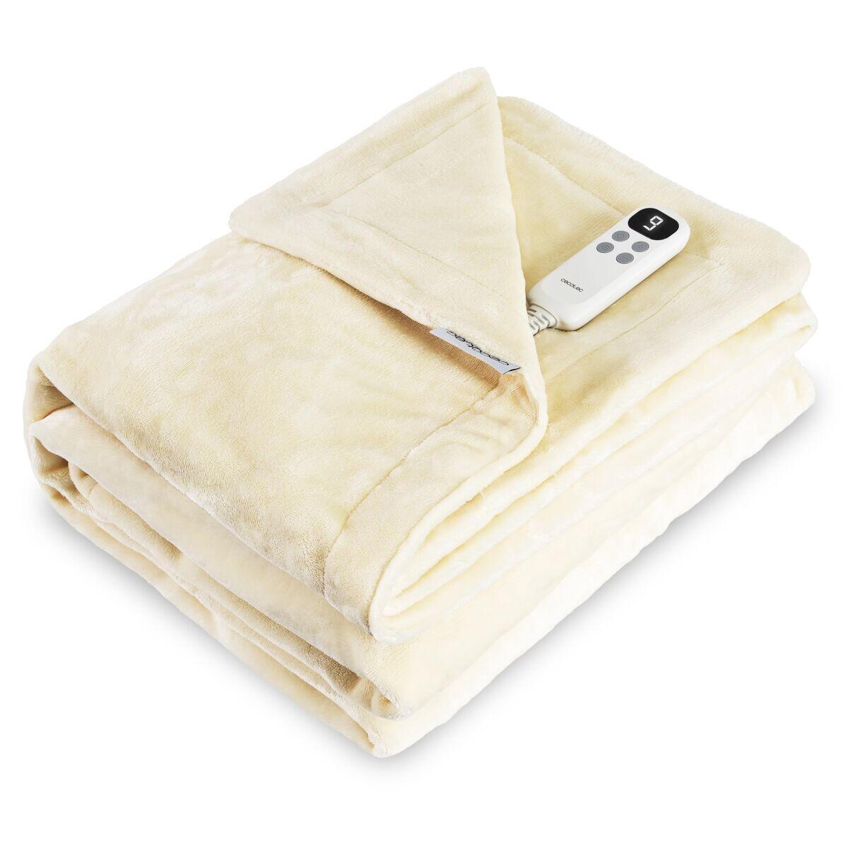 Cecotec Couverture Chauffante HeatConfort Calma 160x130cm 115W Beige Timer 3/4