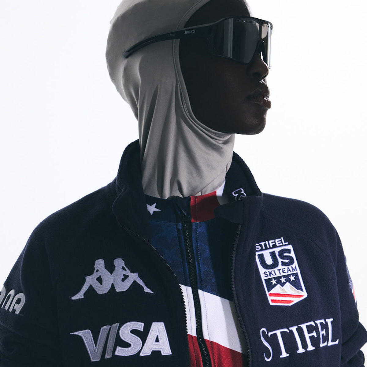 Kappa - Sweatshirt 6cento 687c Homme Us Ski Team - Veste - Bleu - Decathlon