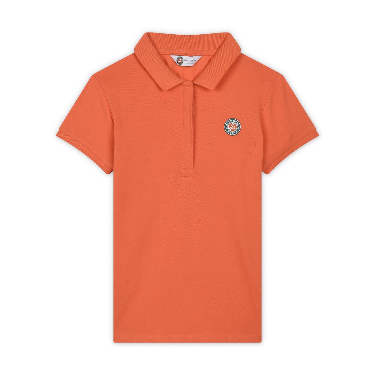 Polo piqué manches courtes Roland-Garros femme - Bleu Marine 5/5