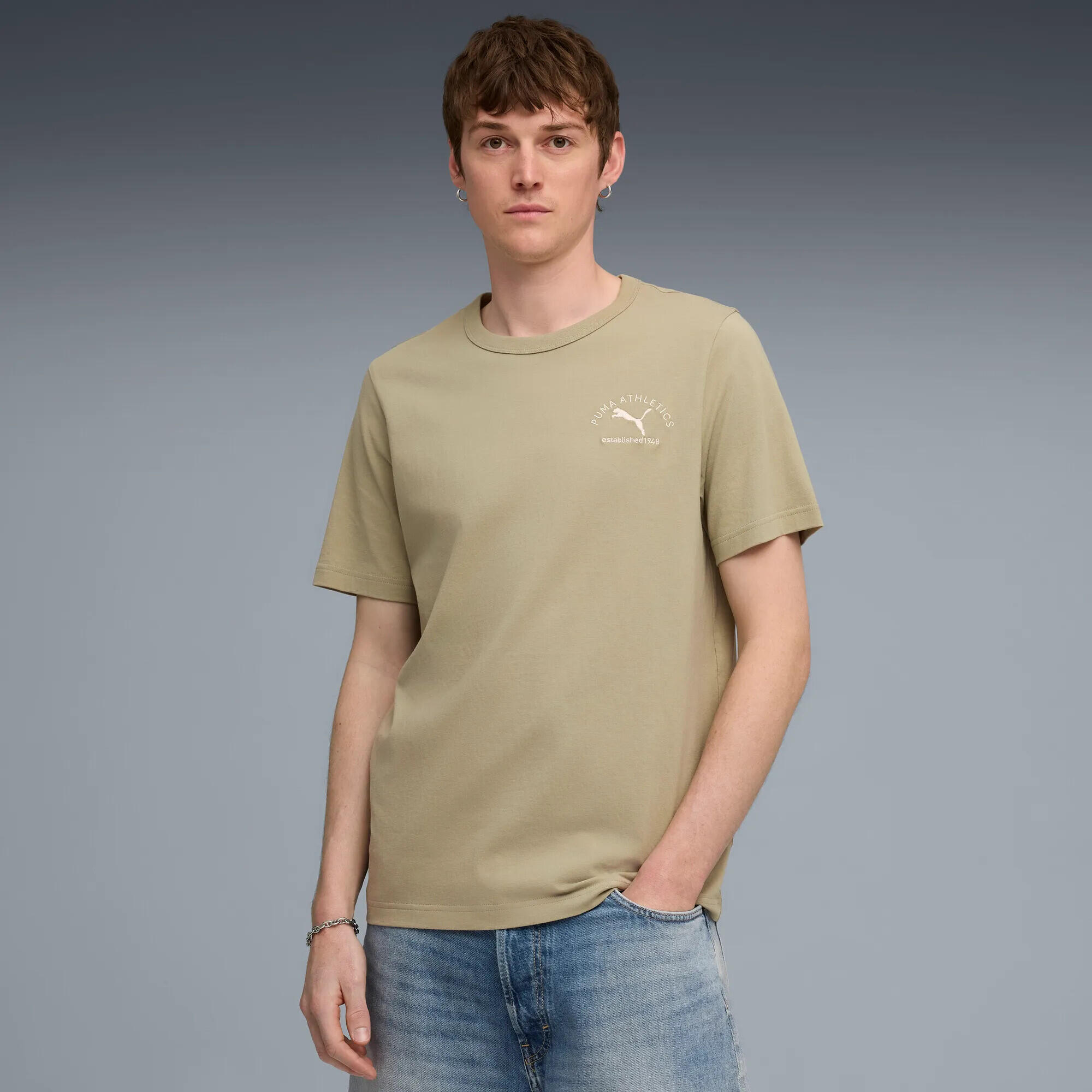 Kurzarmshirt Puma Modell 688219-82 für männer 3/5