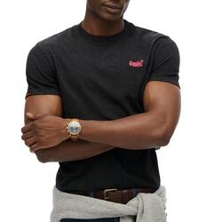 T-shirt Noir Homme Superdry Vintage LogoR6Ts