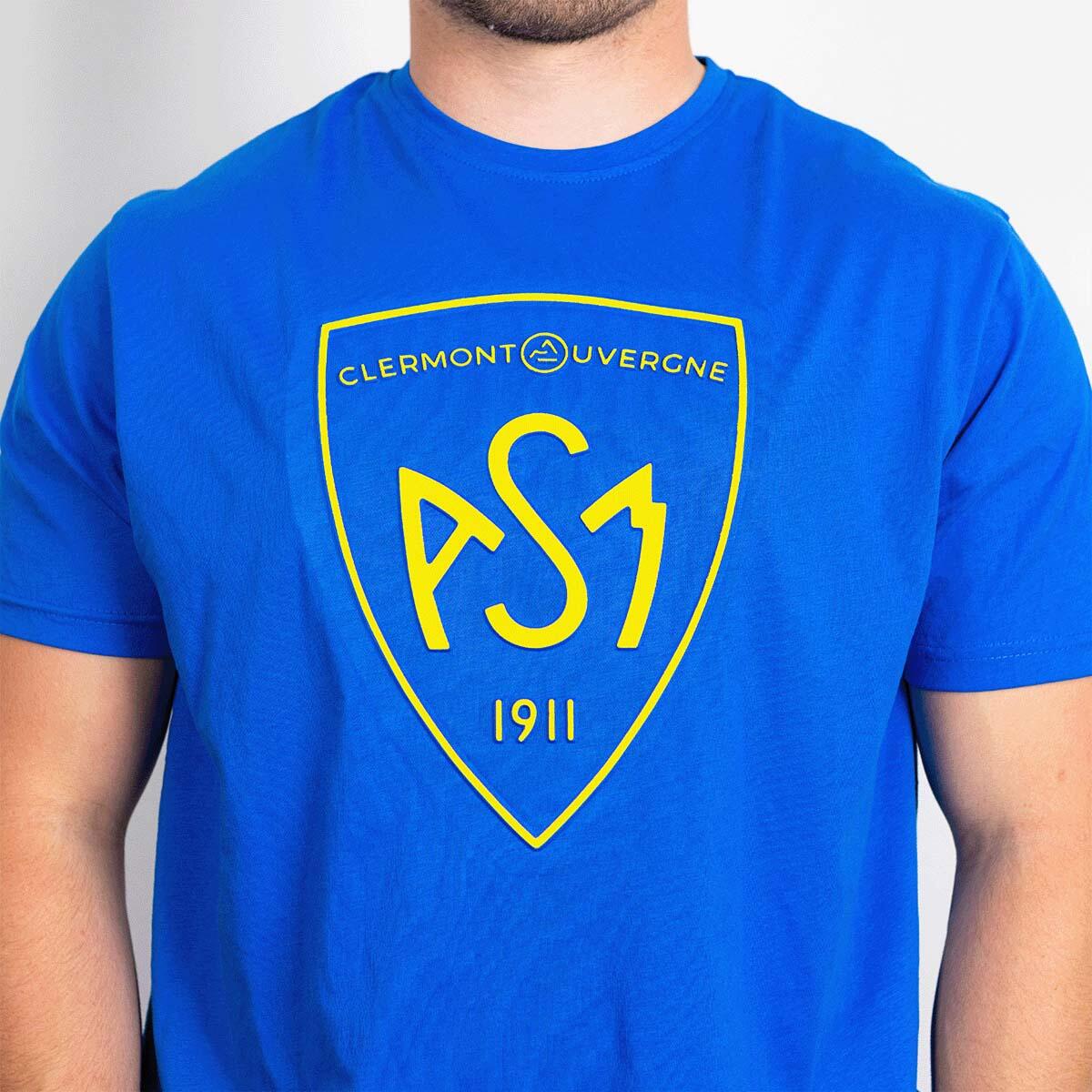 T-shirt a maniche corte Teeboss ASM Clermont Bleu roi da uomo 2/3