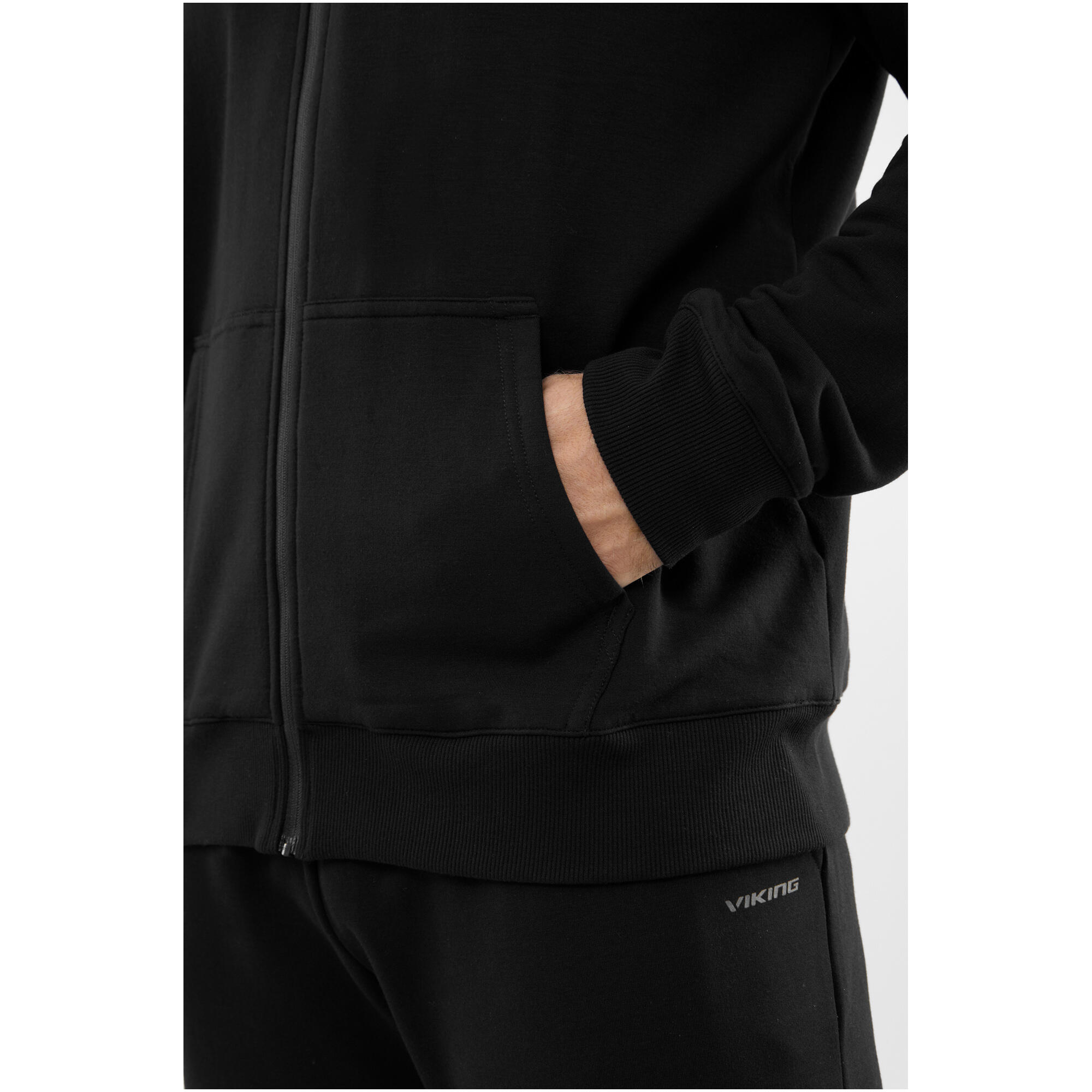 Pile uomo VIKING Team Wear Bamboo con cappuccio e zip 6/7
