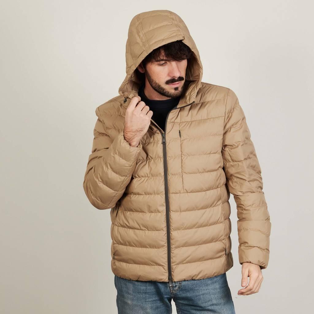 Kurtka GEOX M2628A T2937 M DENNIE HOOD JACKET Jasnobrązowy 4/5