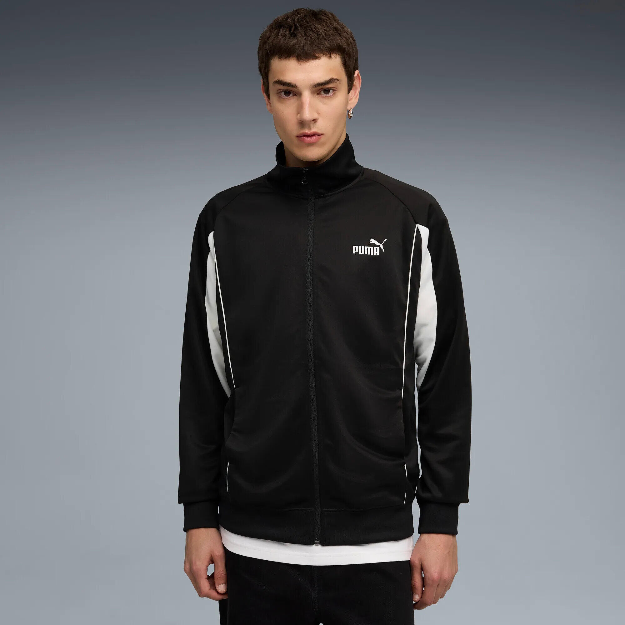 Puma Chaqueta Sport Heritage zip-up negra. 3/5
