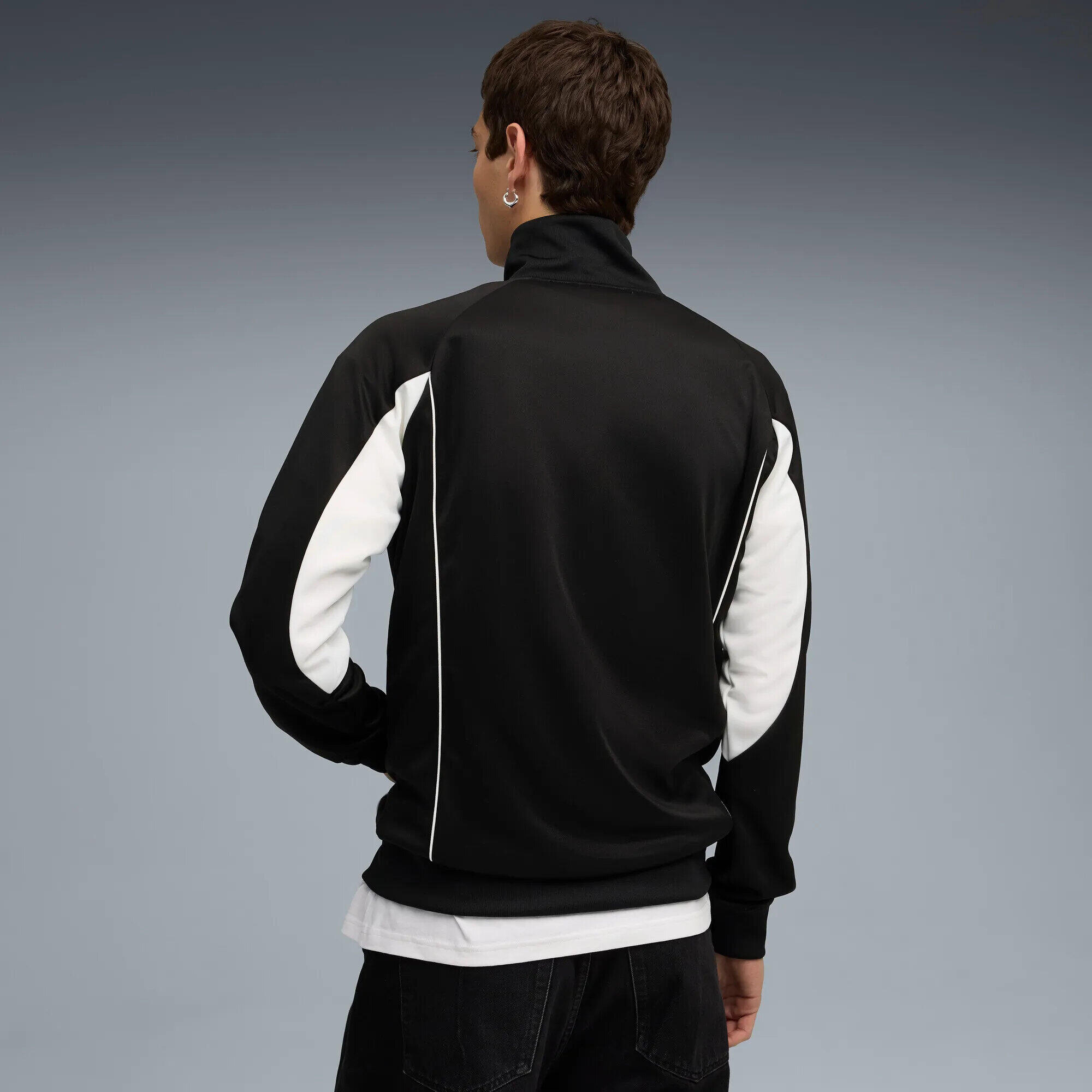 Puma Chaqueta Sport Heritage zip-up negra. 4/5