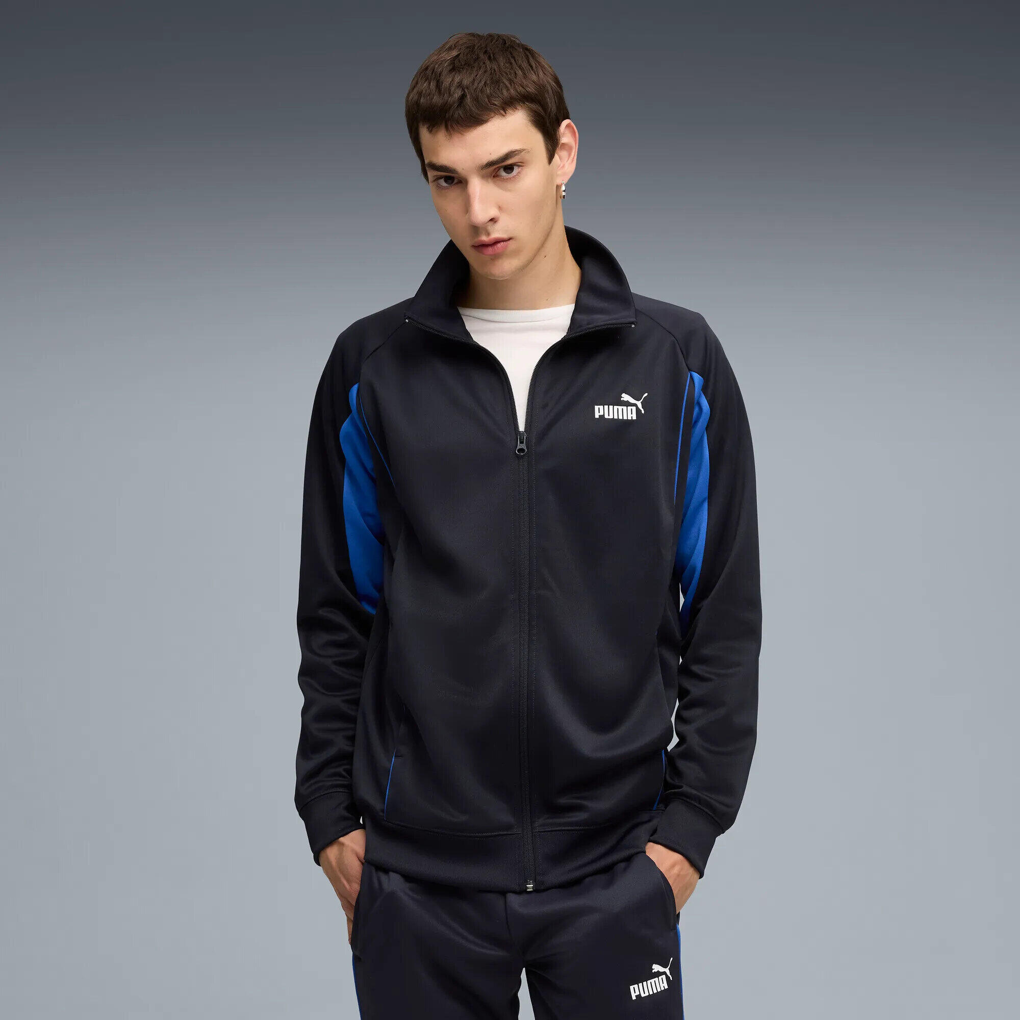 Felpa con cappuccio Puma modello 688244-16 per uomini 3/5