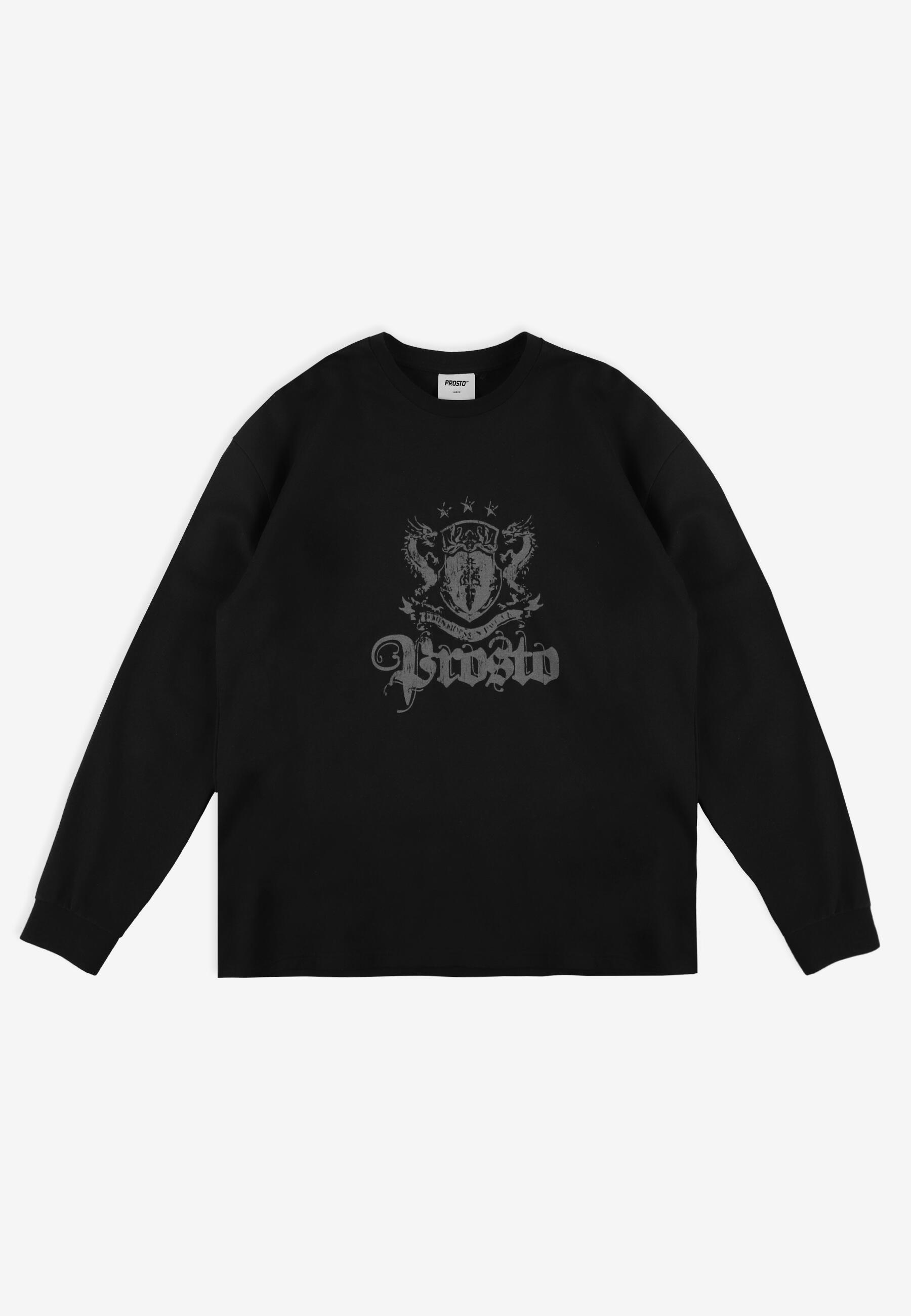 Koszulka sportowa męska Prosto Crest z długim rękawem 4/6