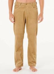 Pantalon Velour Homme Rip Curl "Classic Surf Cord Pant" Beige 31
