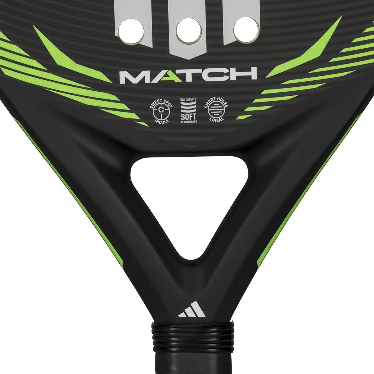 Raquette de Padel adidas Match Black/Green 2026 4/7
