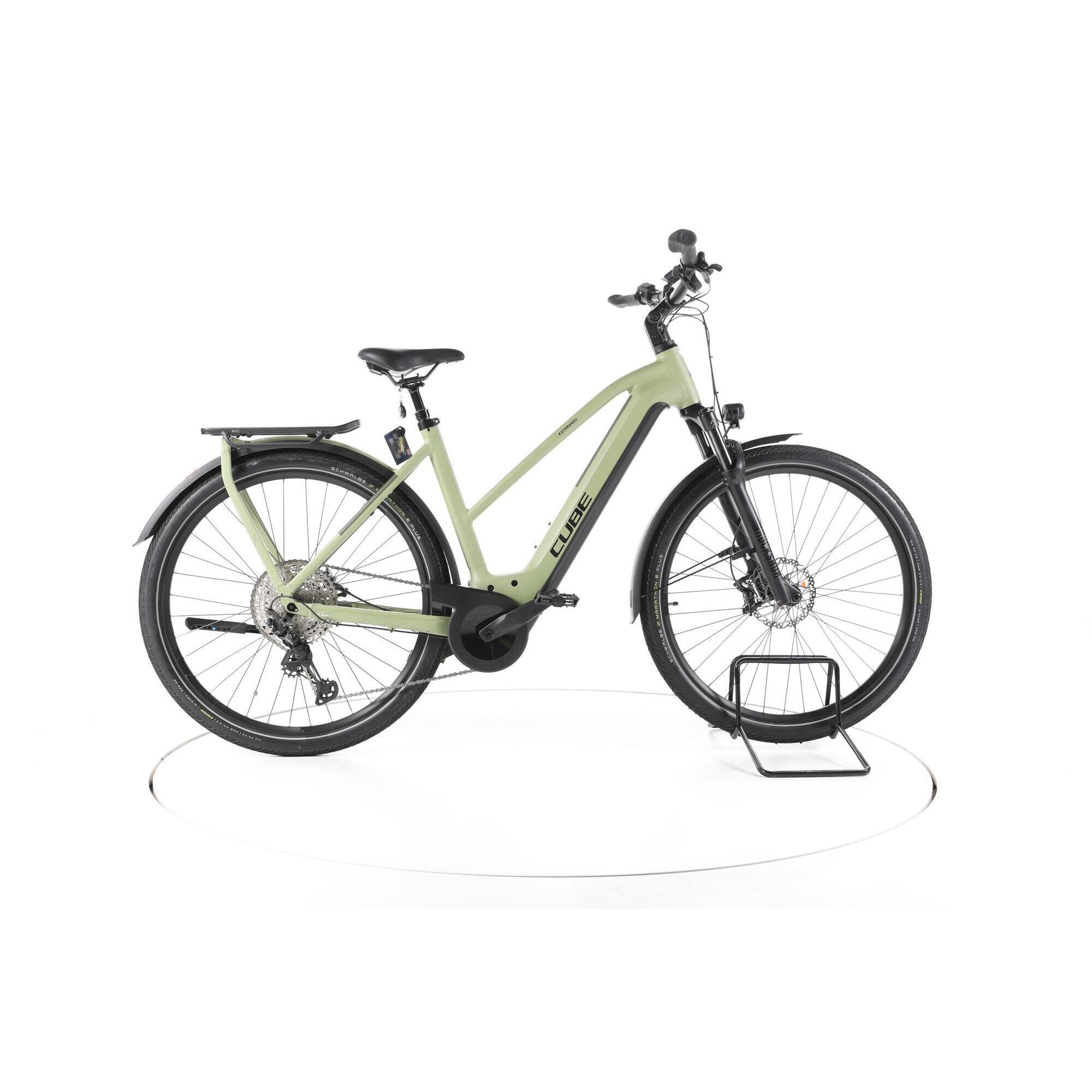 Cube - Reconditionné - Cube Kathmandu Hybrid Slx Trekking Vélo Électrique 2023 - Bon - Vélo Tout Chemin - Vert - 54 - Decathlon