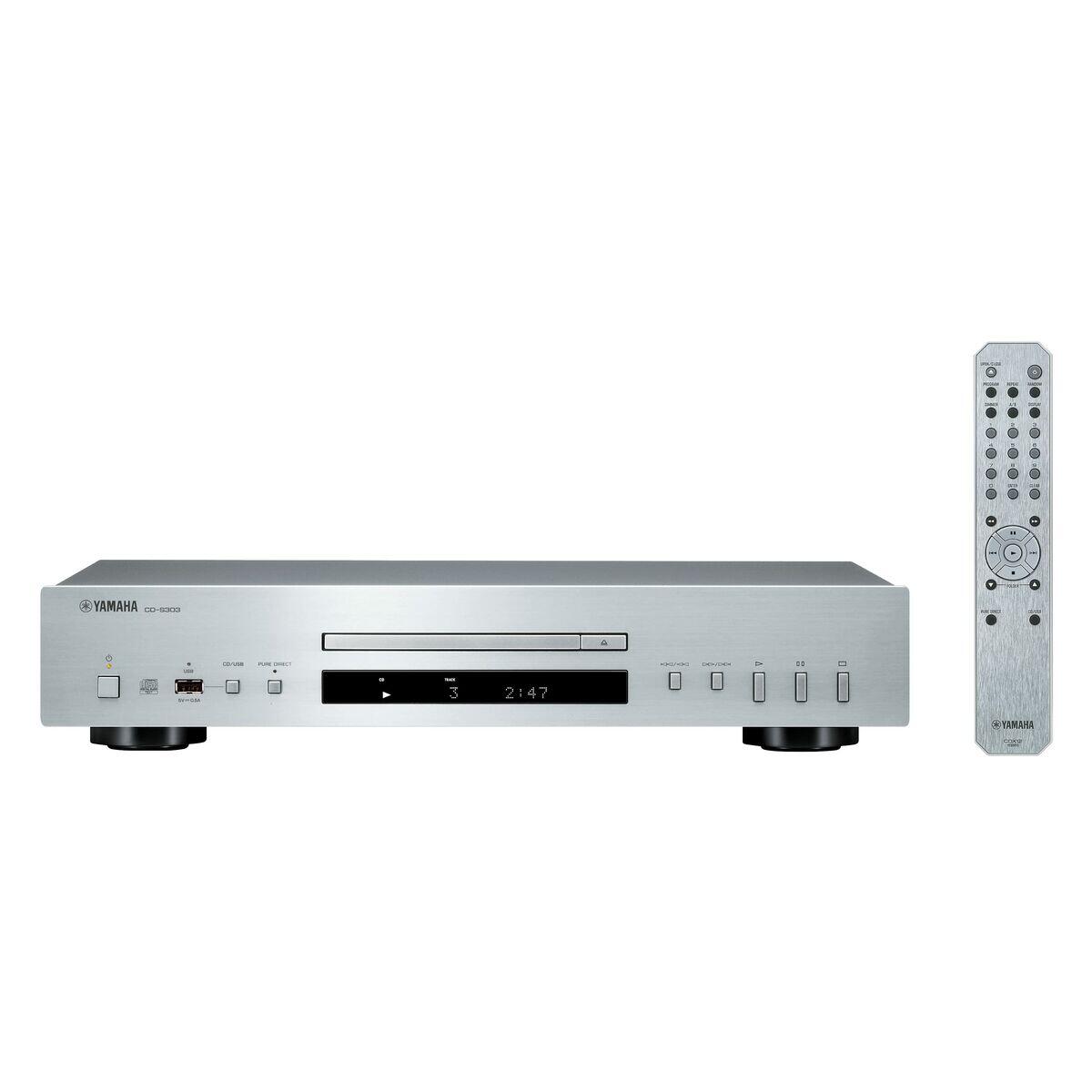 CD/MP3 player YAMAHA CD-S303 Zilverkleurig 5/5