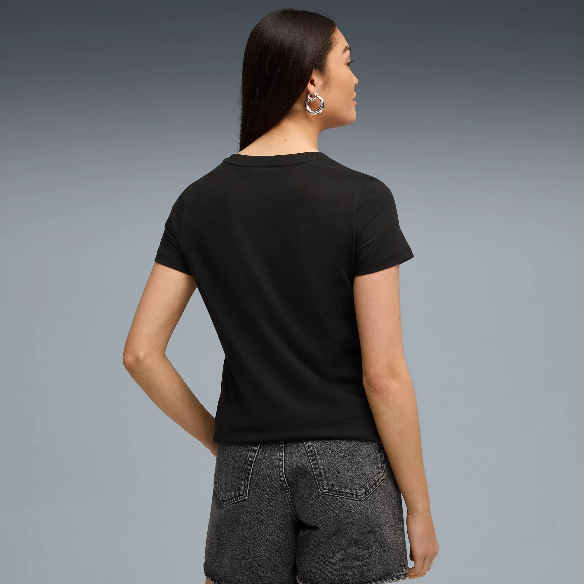 Puma Damen T-Shirt Graphic Stacked Tee 688167 3/9