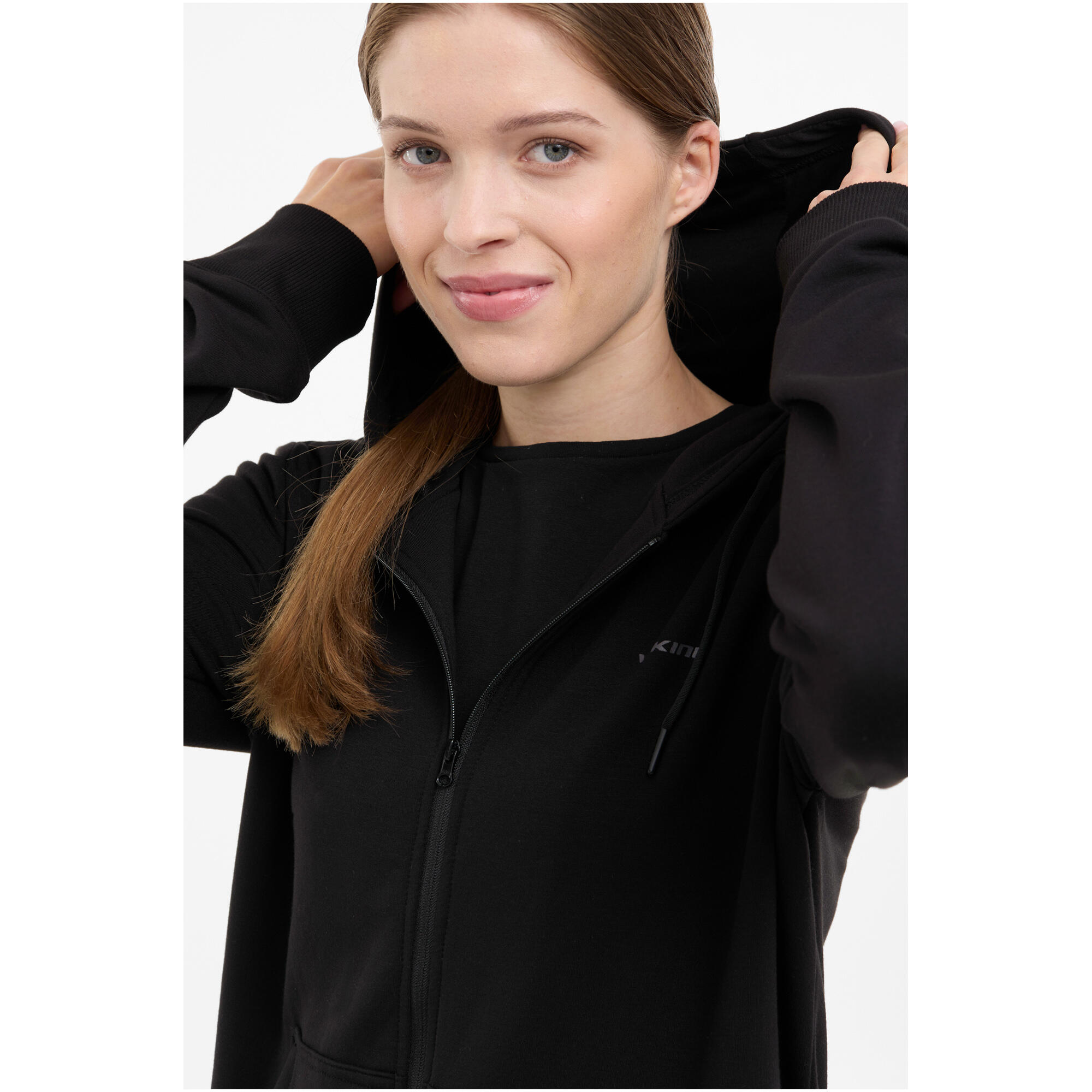 Polaire femme VIKING Team Wear Bamboo à capuche zippée 5/7