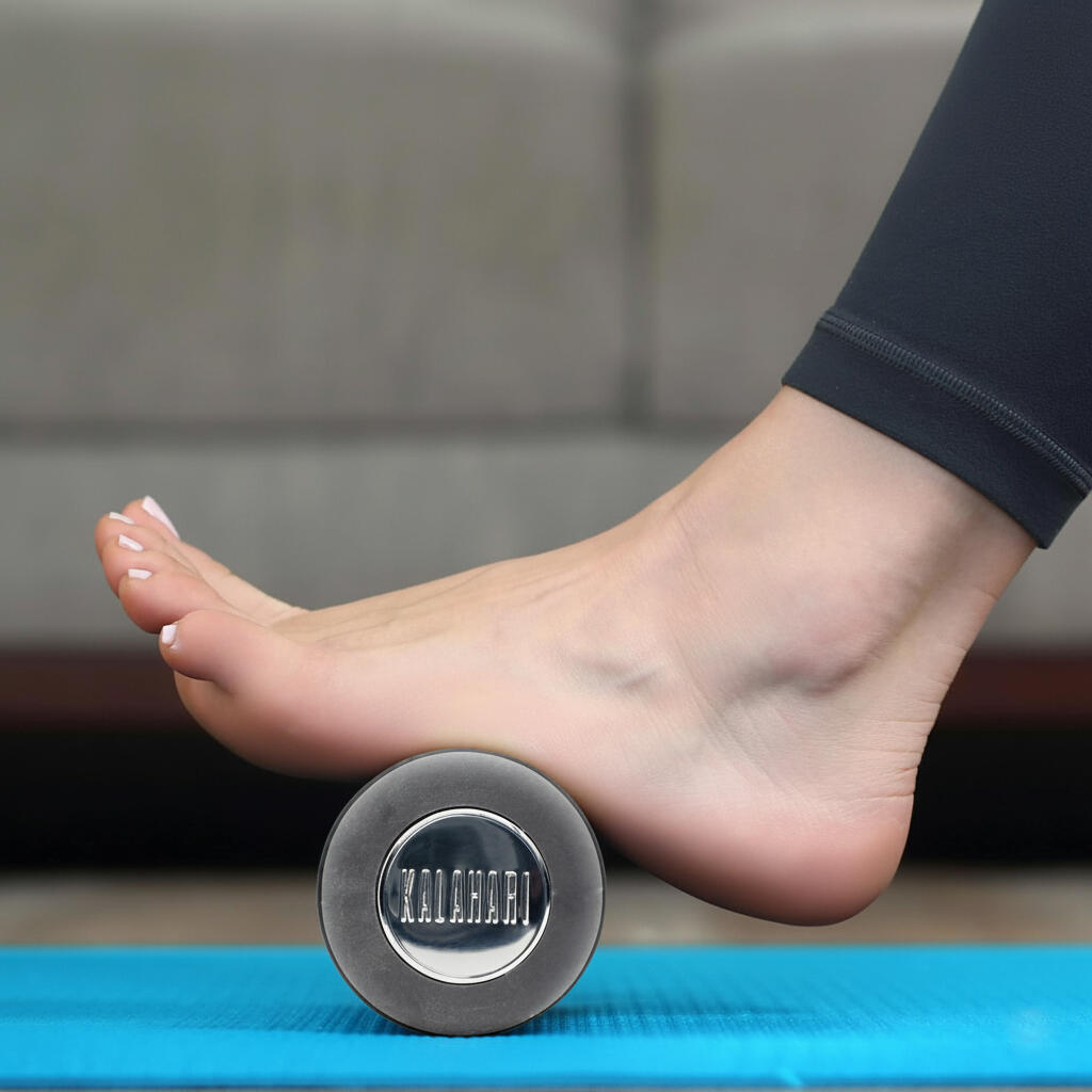 Rouleau de massage des Pieds et Balle Double avec eBook, pour Fasciite Plantaire 2/6