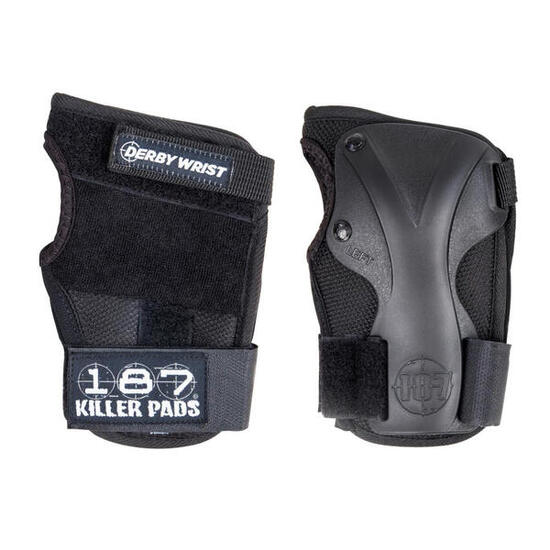 187 KILLER PADS Protèges Poignets DERBY Noir- Taille S