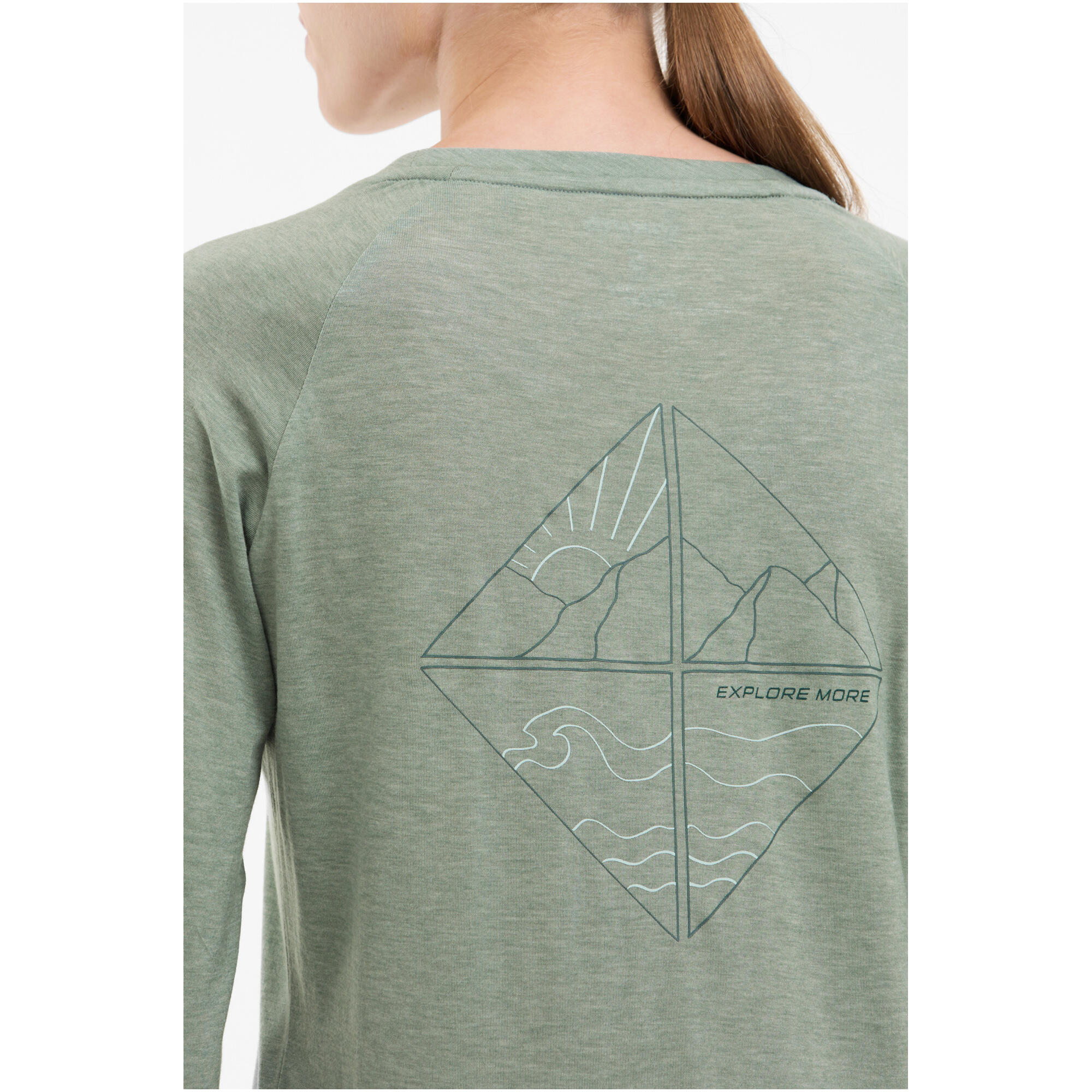 Longsleeve damski VIKING Andali Lady Merino 6/7