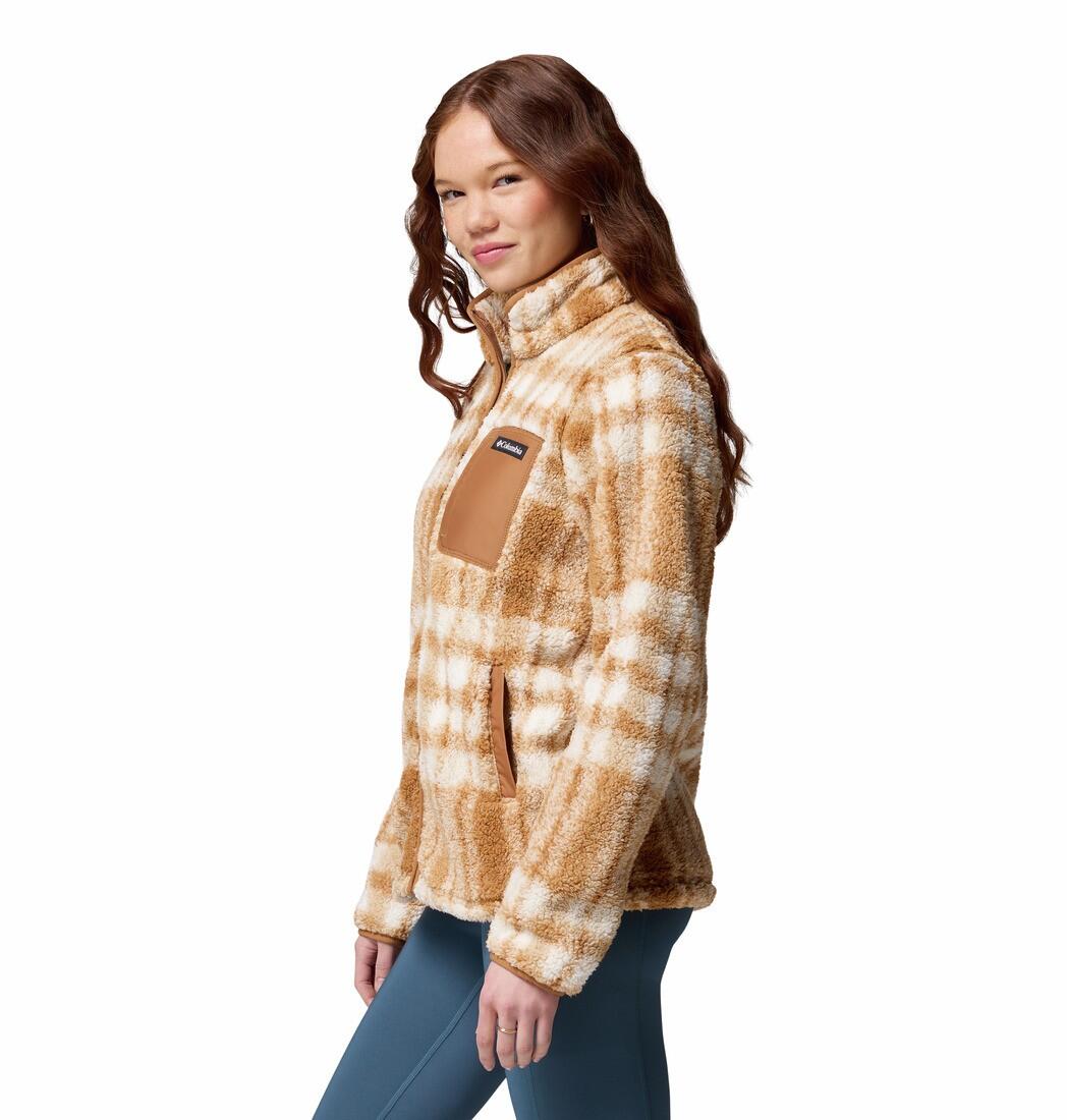 Veste Polaire Columbia "WEST BEND PRINT FULL ZIP II" M Camel 3/7