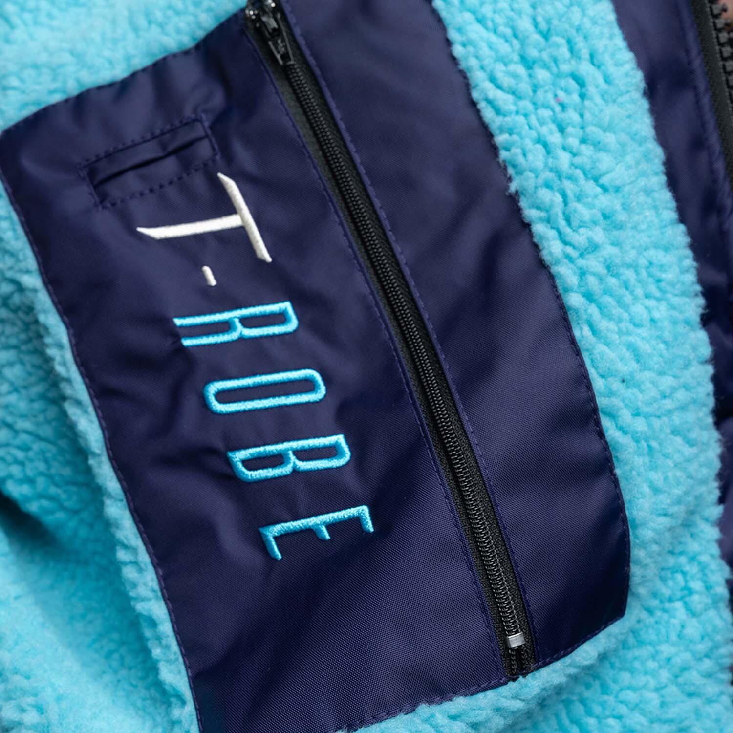 T-Robe Weerbestendige Kamerjas - Purper/Blauw - Volwassenen - Extra Klein 3/7