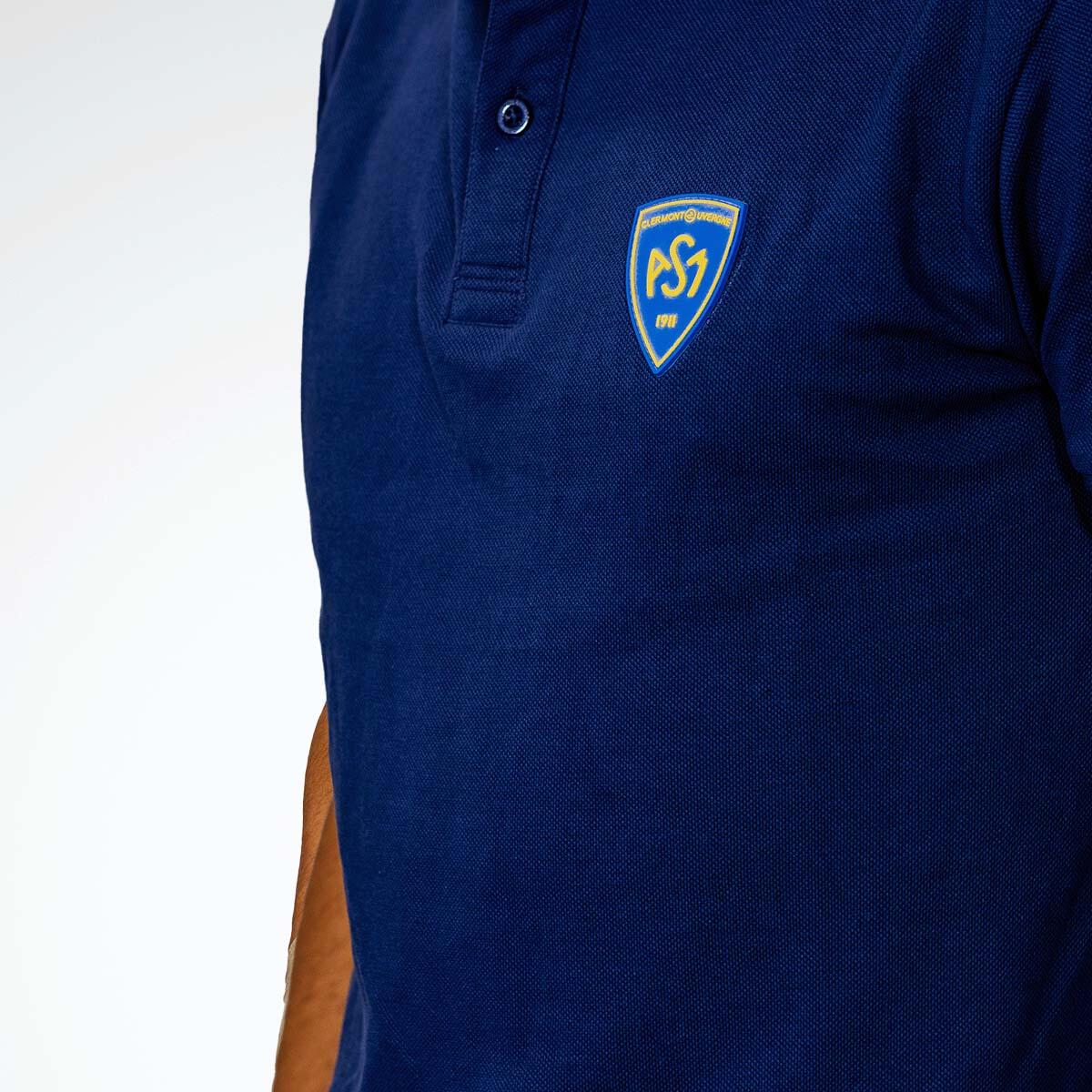 Polo maniche corte Paladin 02 ASM Clermont per Uomo Bleu marine 3/3