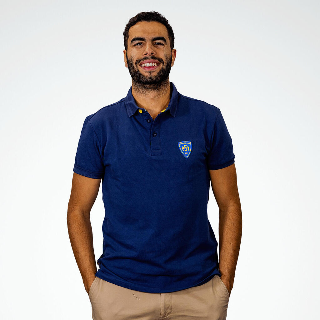 Paladin 02 Short-Sleeve Polo ASM Clermont Men's Navy Blue