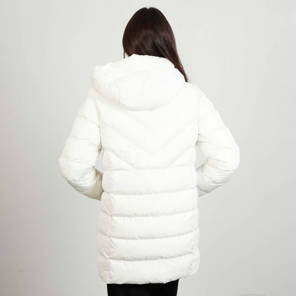 Kurtka GEOX W SPHERICA HOOD JKT Biały 3/5