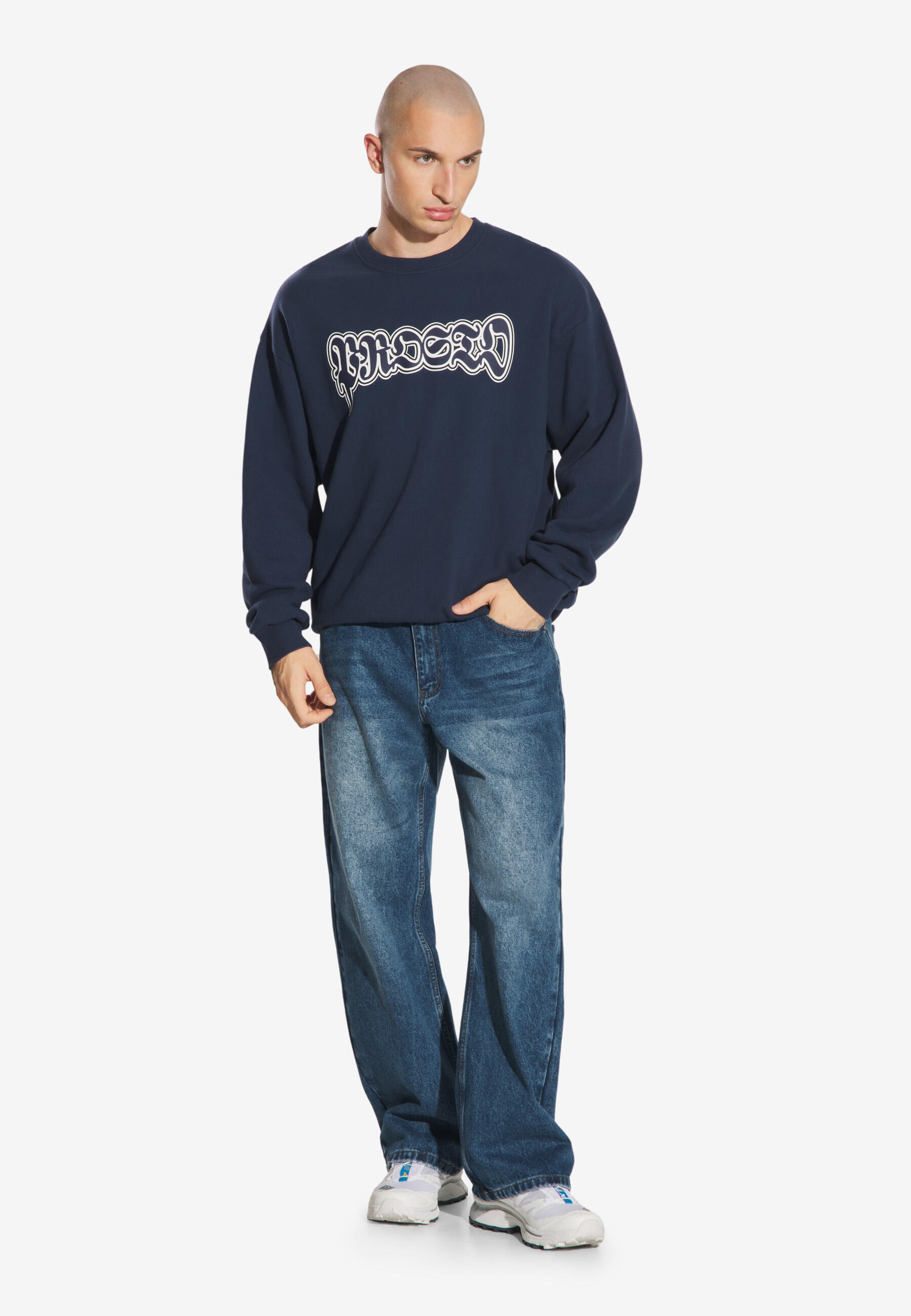 Bluza sportowa męska Prosto Graffiti Logo bez kaptura