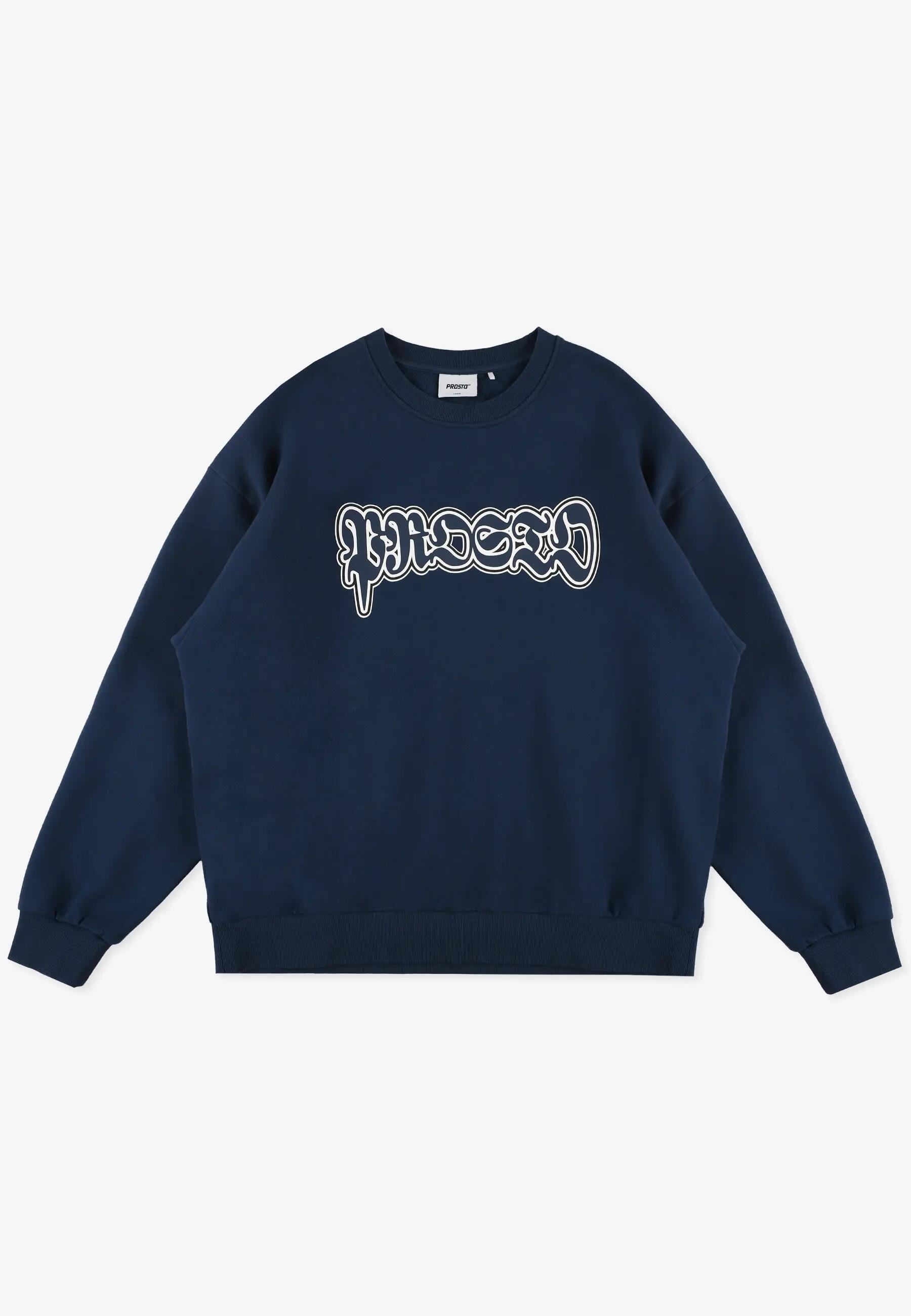 Bluza sportowa męska Prosto Graffiti Logo bez kaptura 4/6