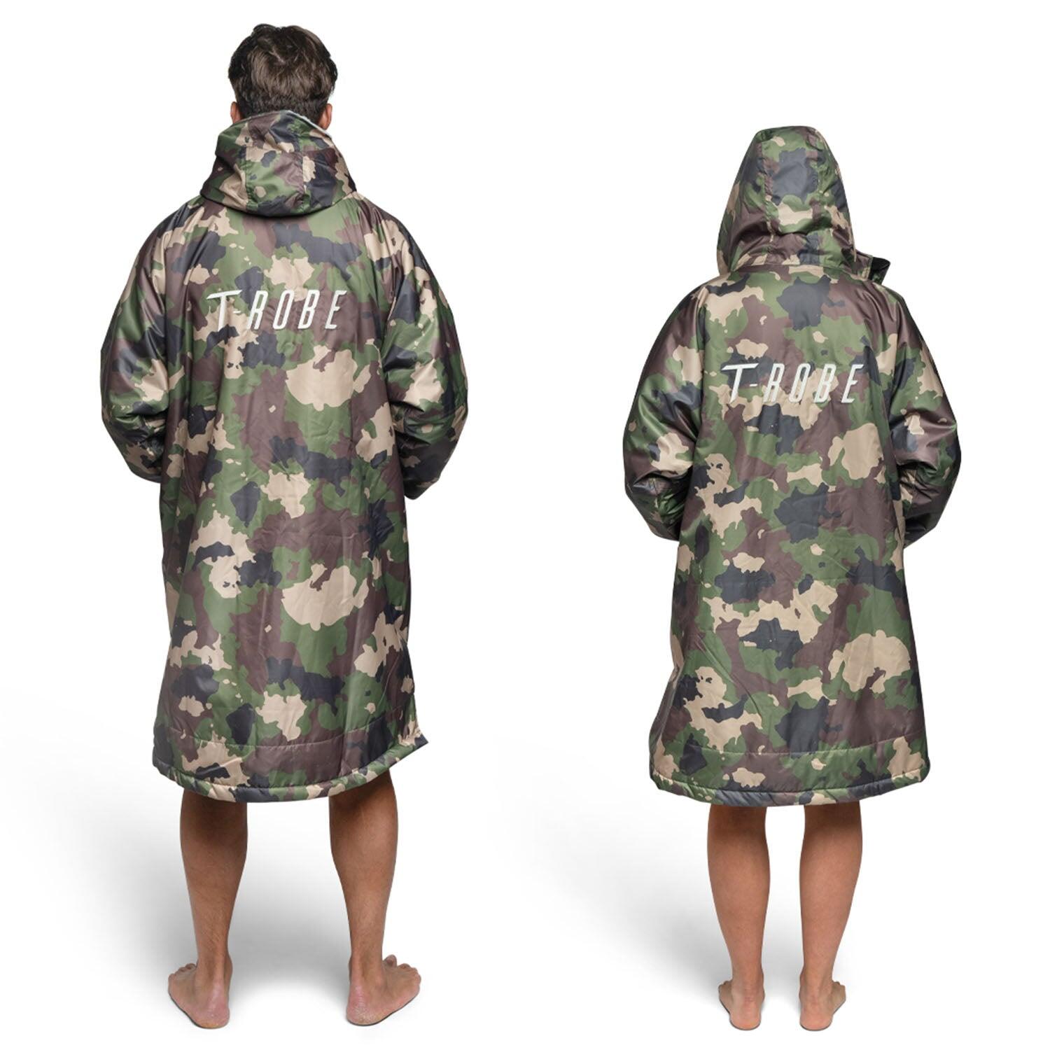 T-Robe Weerbestendige Kamerjas - Camo/Grijs - Volwassenen - XXS 7/7