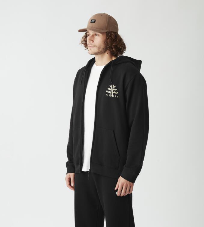 Veste Zippée à Capuche Picture "Ouvea Zip Hoodie" S Noir 1/4