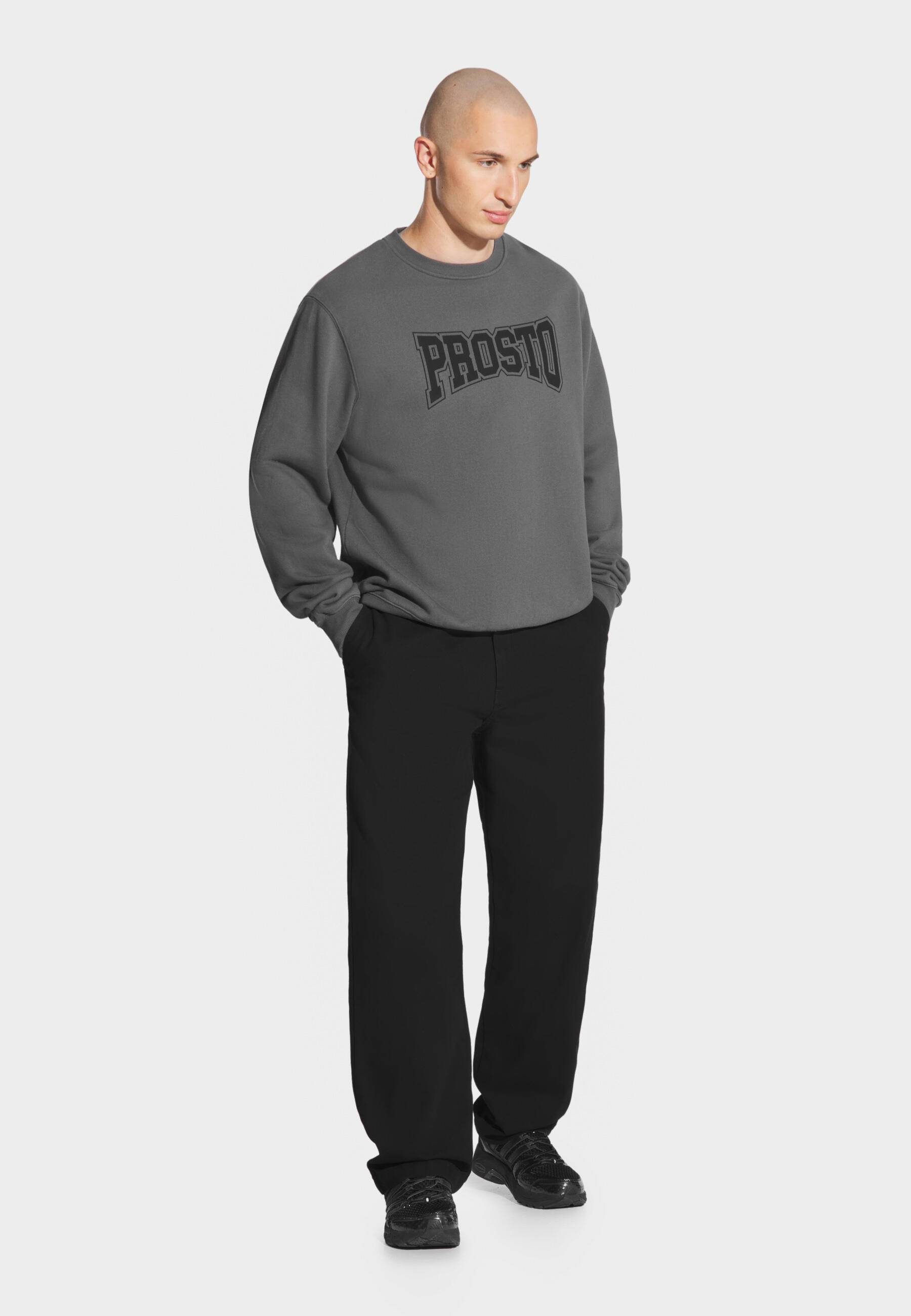 Bluza sportowa męska Prosto College bez kaptura