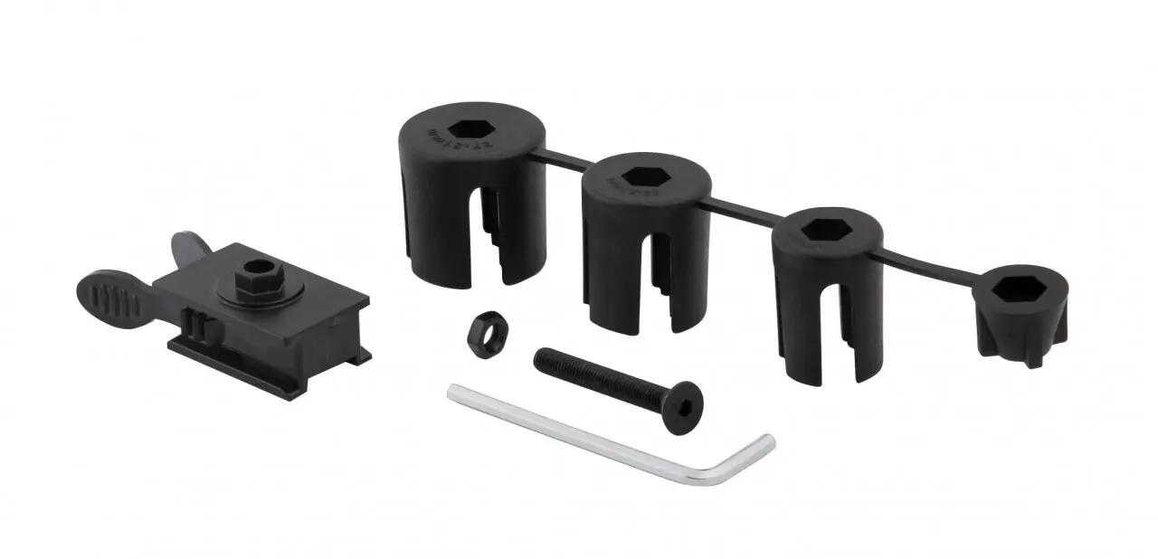 Aparatoare de noroi  FORCE WIGO montare pe furca 24-29 black 3/3
