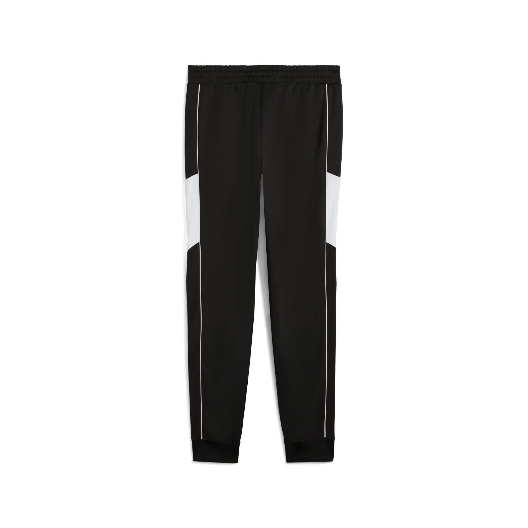 Puma Pantalón chándal negro piqué reciclado S 2/5