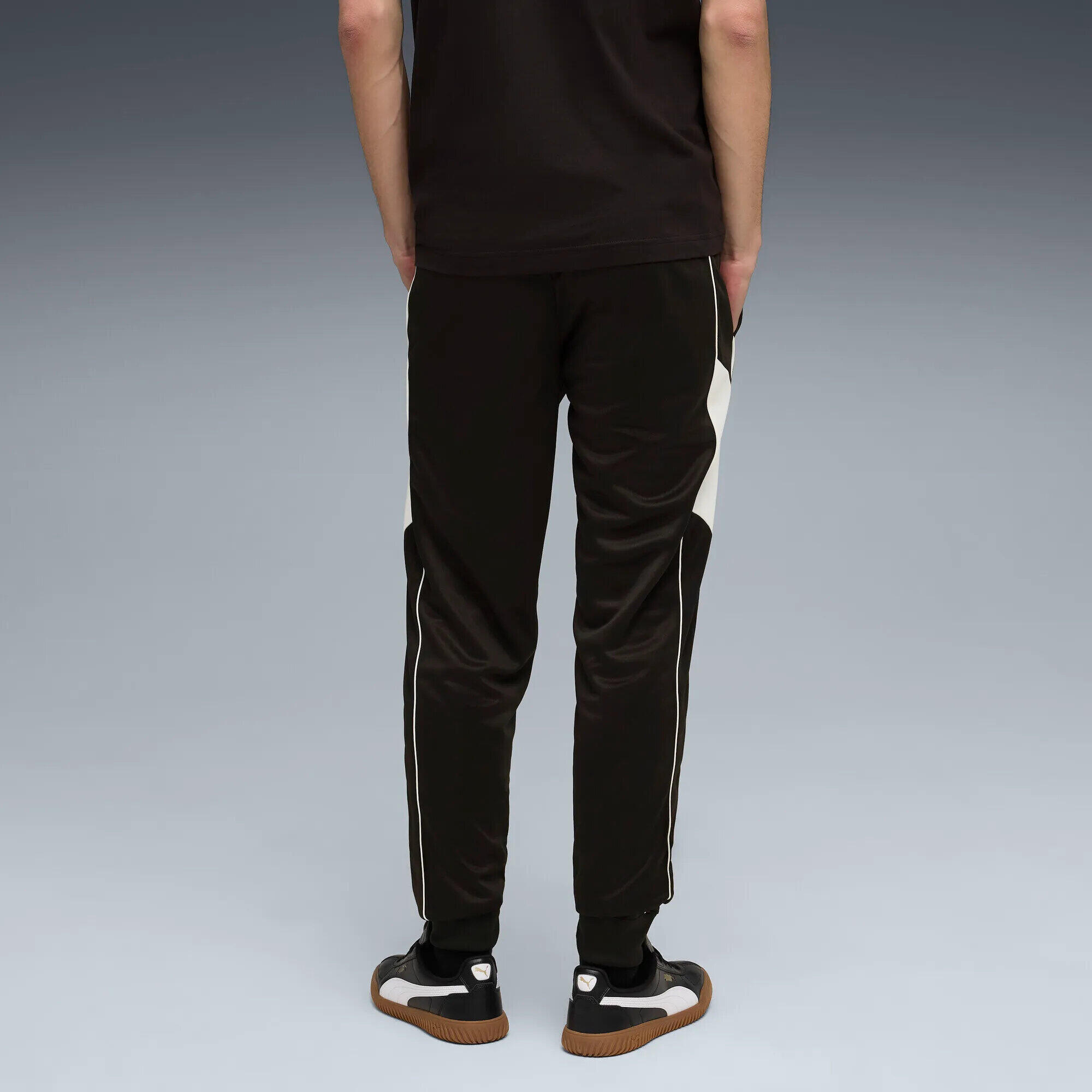 Puma Pantalón chándal negro piqué reciclado S 4/5