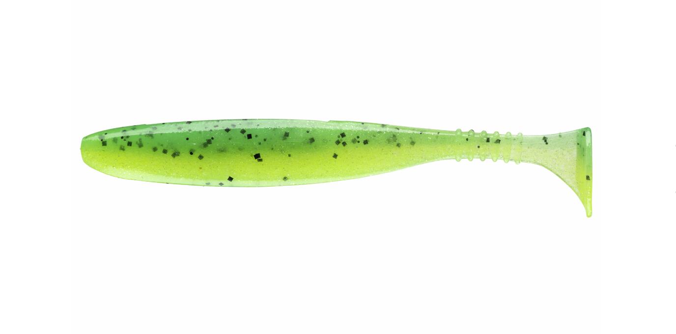 Shad Daiwa D FIN 15 cm, UV chartreuse tiger, 3 buc / plic