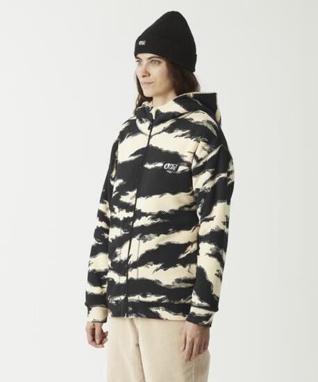 Veste Zippée à Capuche Picture "BASEMENT PLUSH Z HOODIE W" Noir XS
