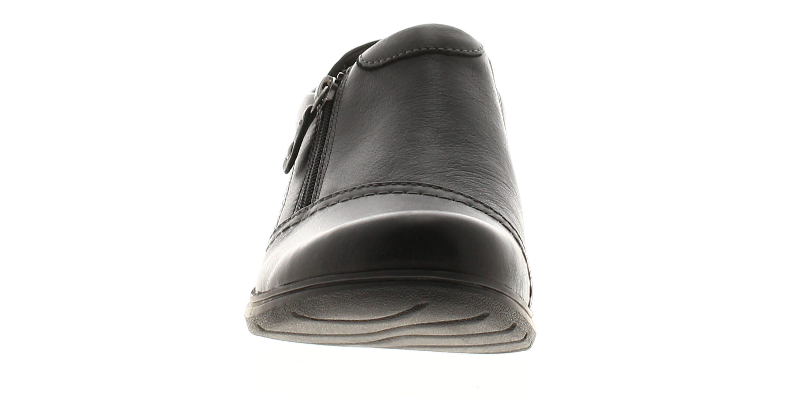 Clarks Womens Flat Shoes Carleigh Ray Leather black UK Size 7.5 3/5