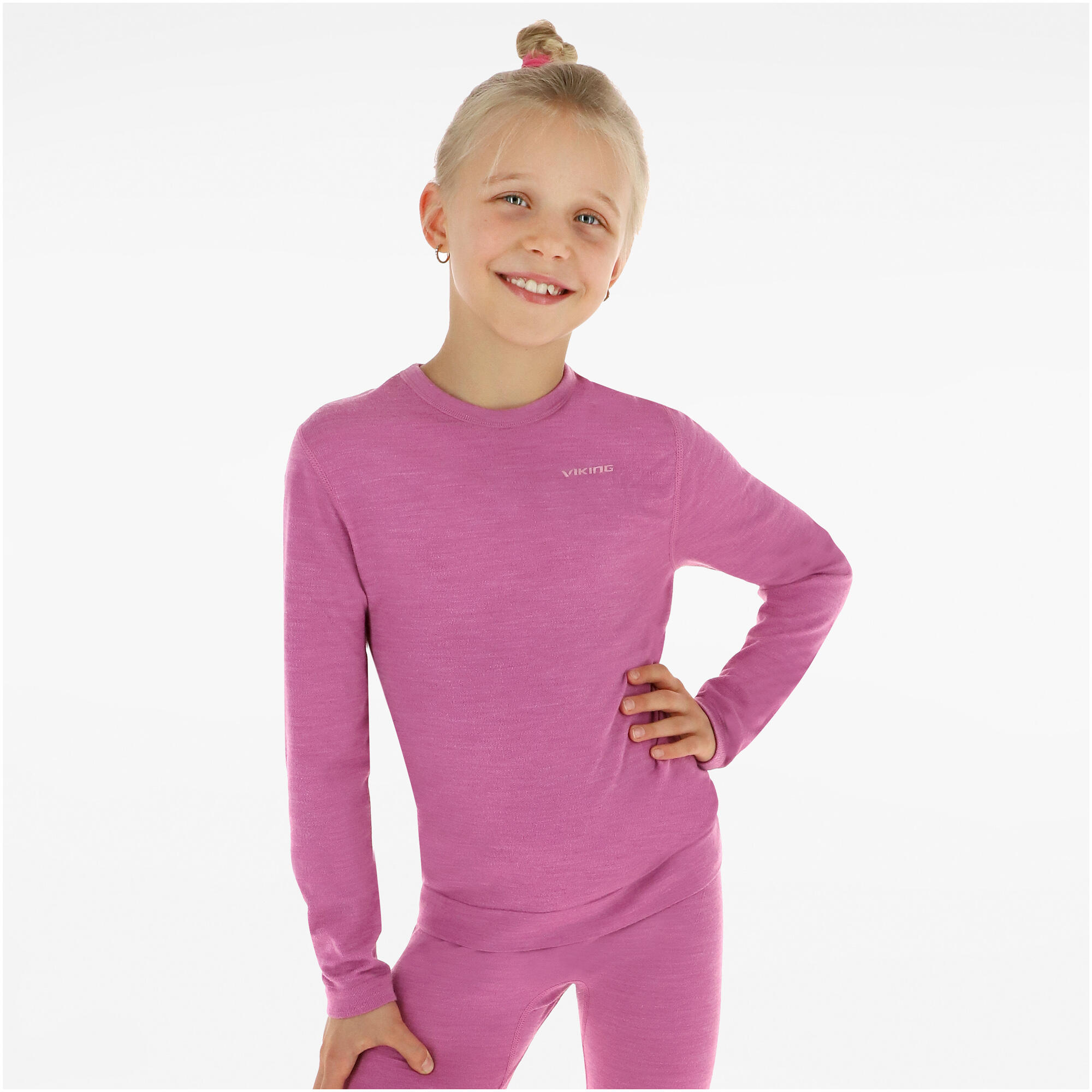 Sous-vêtement technique enfant VIKING Flam ensemble Merino 2/7
