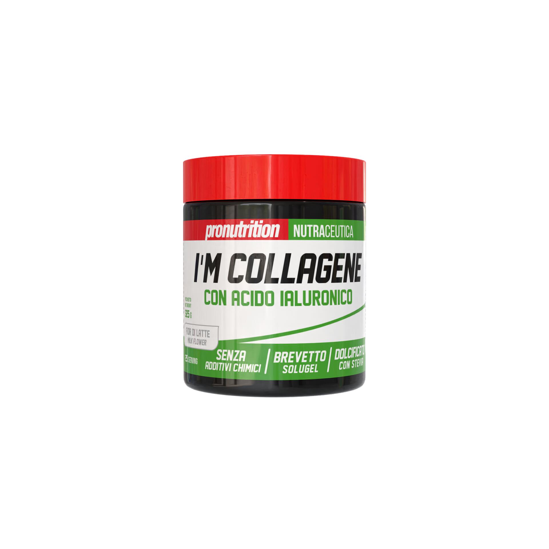 PRO NUTRITION Pro Nutrition I'm Collagene + Acido Ialuronico (325g Fiordilatte)