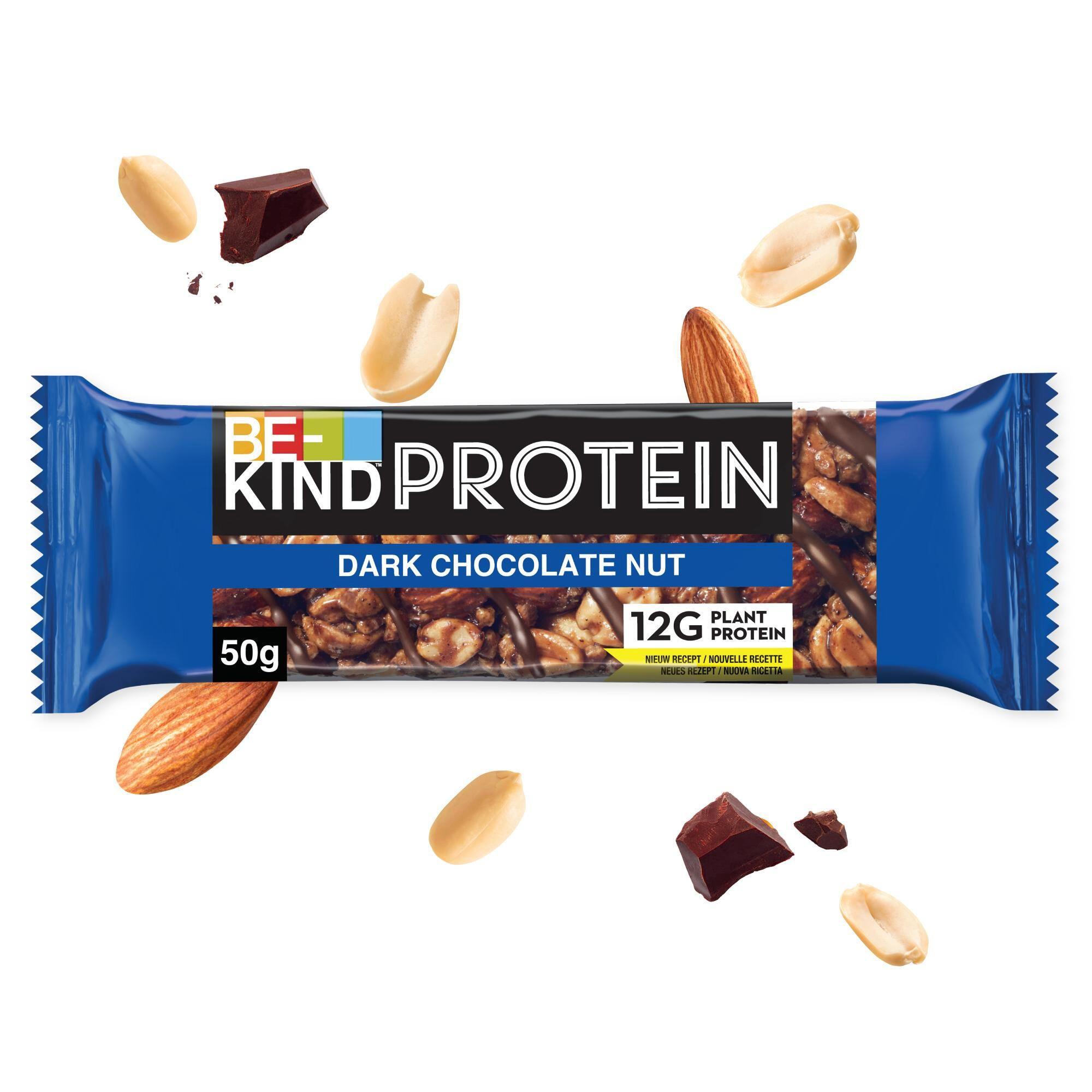 Snackreep eiwitrijk pure chocolade noten - Protein Double Dark Choc Nut 2/5