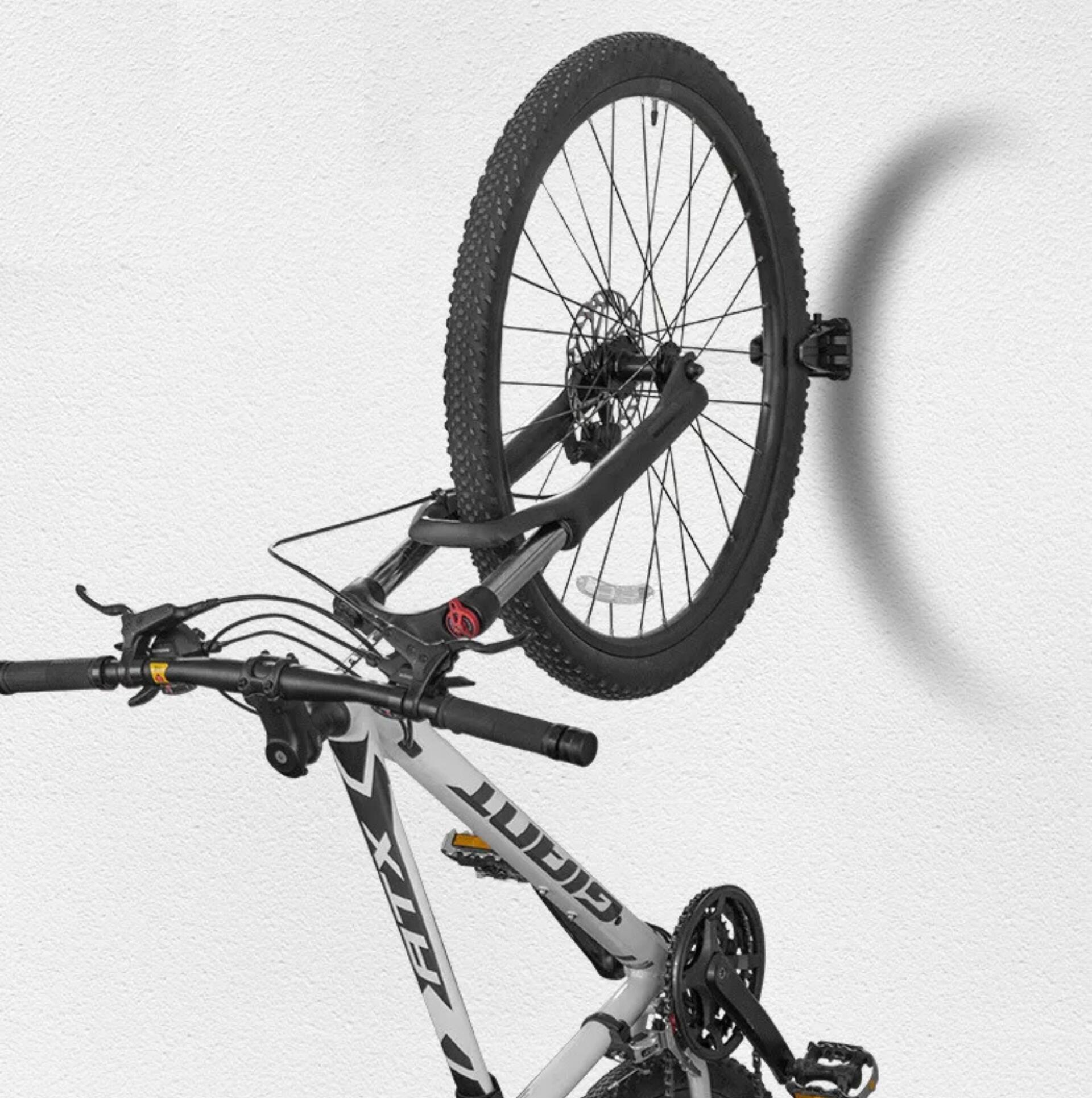 support mural vélo réglable pour pneus route gravel et vtt 2/7