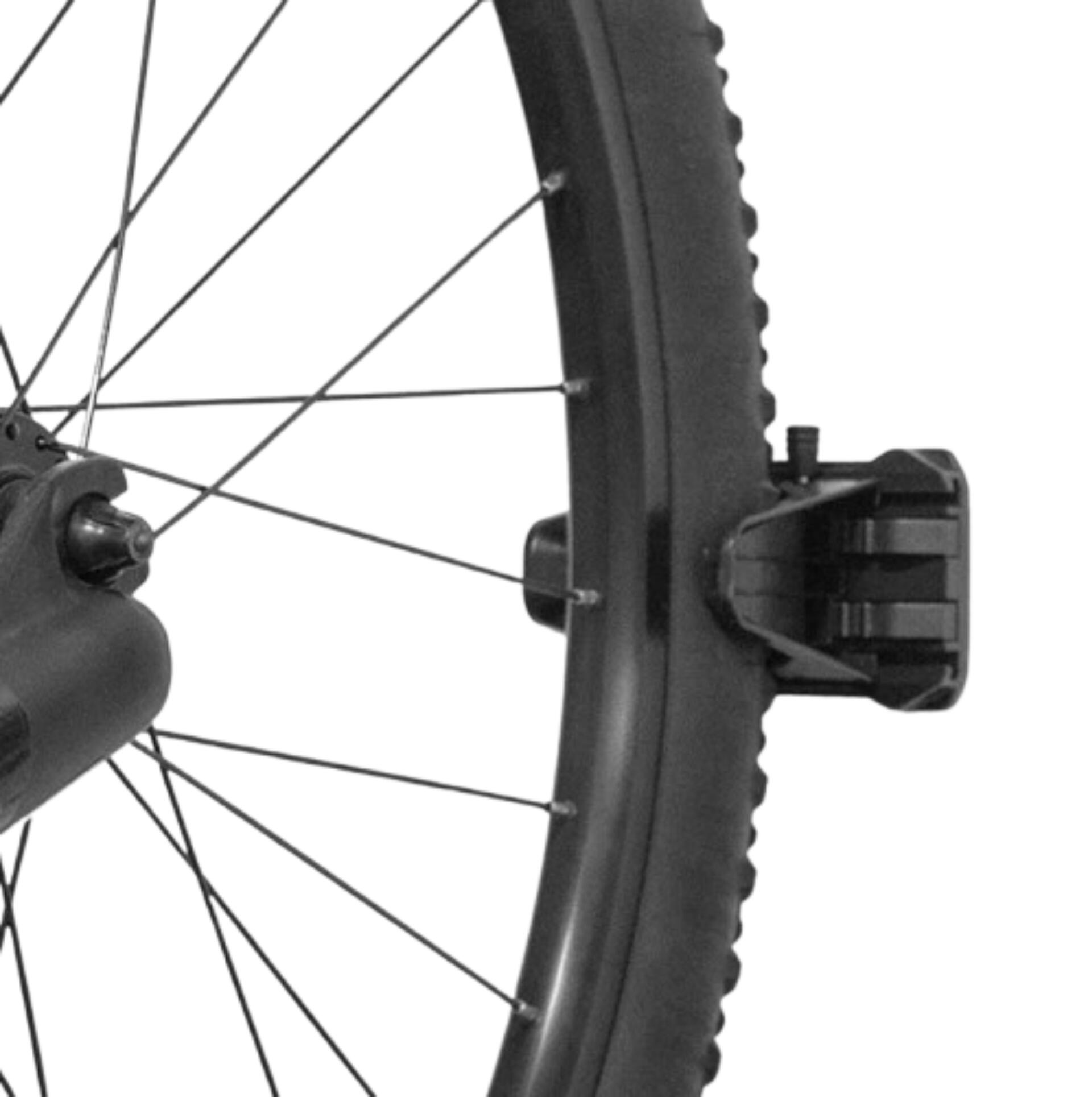 support mural vélo réglable pour pneus route gravel et vtt 1/7