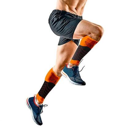 Manchons orange mollets - compression ferme - SKINUP Sport