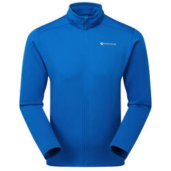 Veste zippée homme Montane Fury Lite Neptune Blue légère respirante capuche