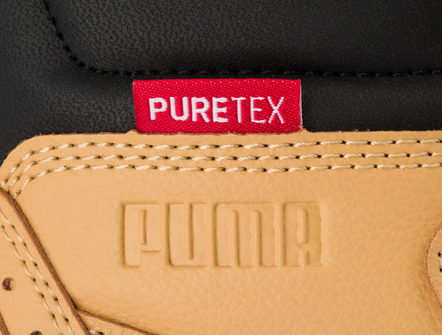 Męskie buty sportowe trapery wysokie ocieplane brązowe PURETEX PUMA DESIERTO 6/7