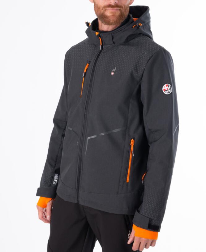 Softshell Imperméable de Randonnée Homme Aulp "Cyrus" S Gris 3/7
