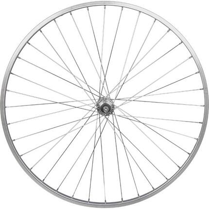 Roland Achterwiel P24h 28 36g 7v Vaste As Aluminium Zilver