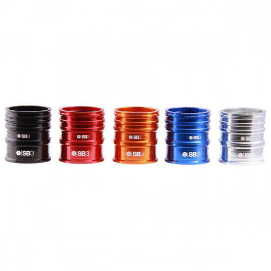 Set di 5 distanziali sterzo SB3 Kroma 1''1/8 argento