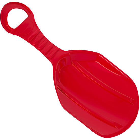 Jabłuszko do zjeżdżania na śniegu plastikowe ślizg dla dzieci czerwone