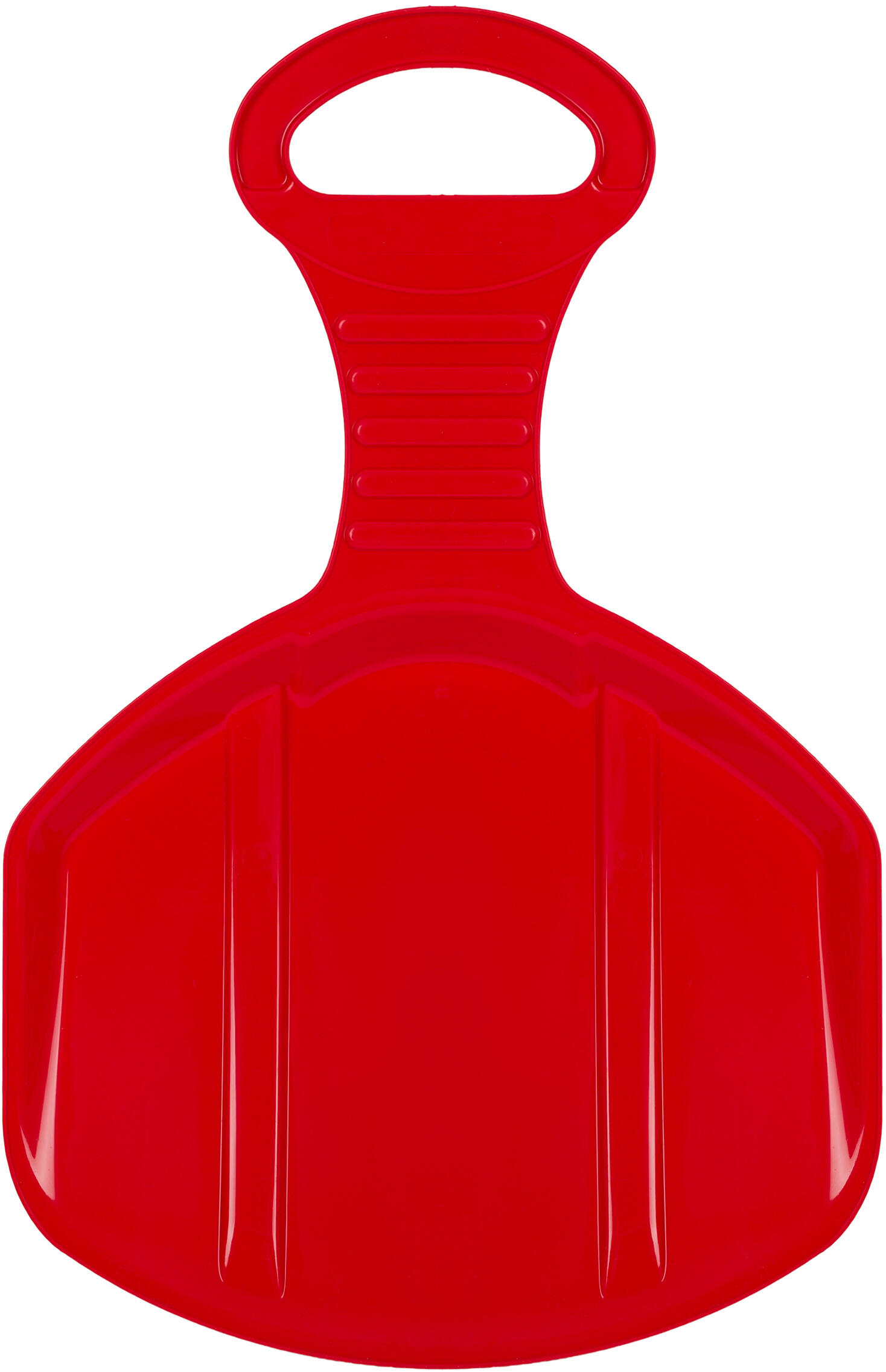 Jabłuszko do zjeżdżania na śniegu plastikowe ślizg dla dzieci czerwone 5/6
